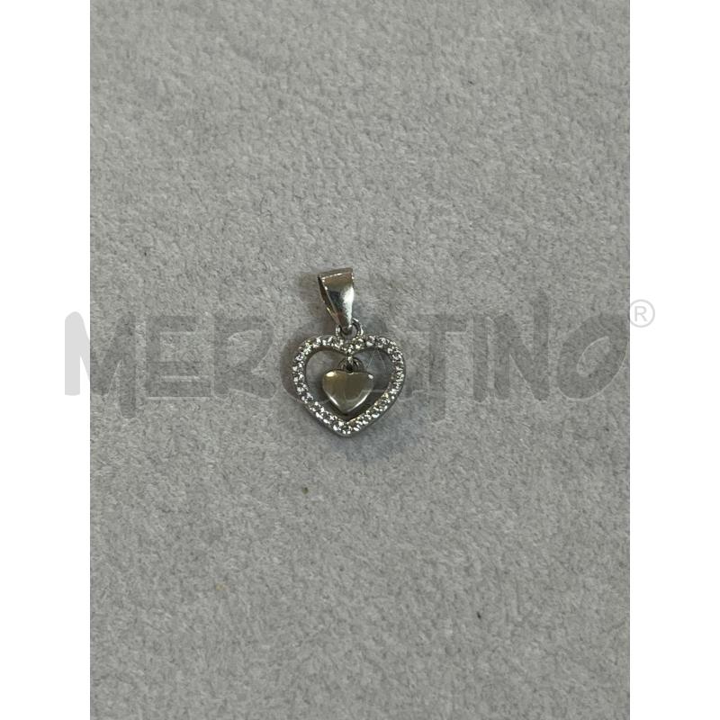 CIONDOLO ARG925 CUORE  | Mercatino dell'Usato Ciampino 1