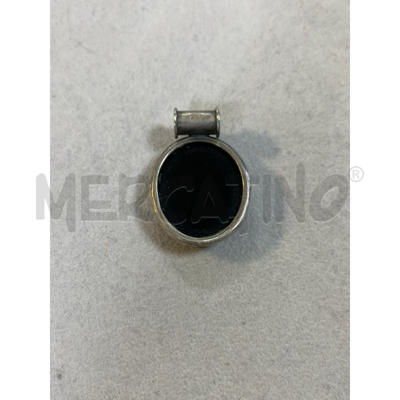 CIONDOLO ARG925 PIETRA NERA | Mercatino dell'Usato Ciampino 2
