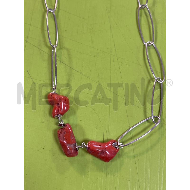 COLLANA ACC. PZ. CORALLO BAMBU | Mercatino dell'Usato Ciampino 2