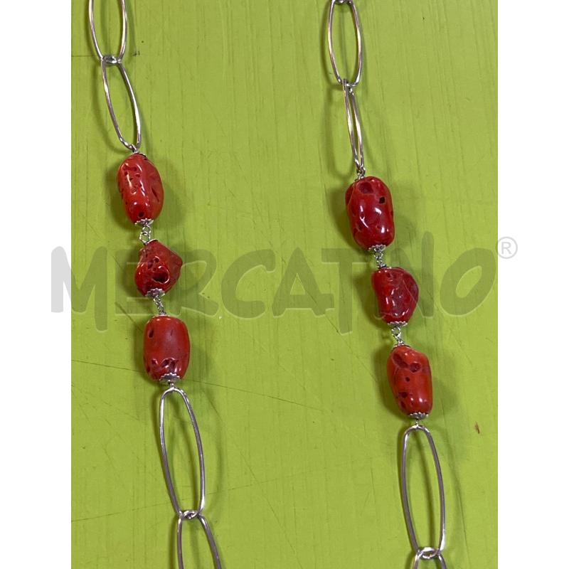 COLLANA ACC. PZ. CORALLO BAMBU | Mercatino dell'Usato Ciampino 3