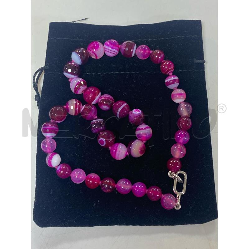 COLLANA AGATHA STRIATA CHIUSURA ARGENTO | Mercatino dell'Usato Ciampino 1
