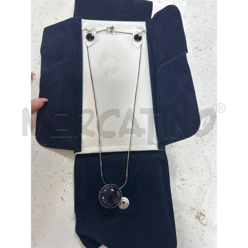 COLLANA ARG925 CIONDOLO AMETISTA TONDO | Mercatino dell'Usato Ciampino 3