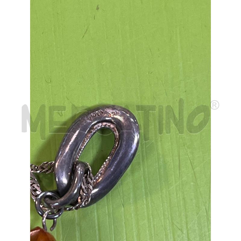 COLLANA ARG925 CIONDOLO ARANCIO | Mercatino dell'Usato Ciampino 4