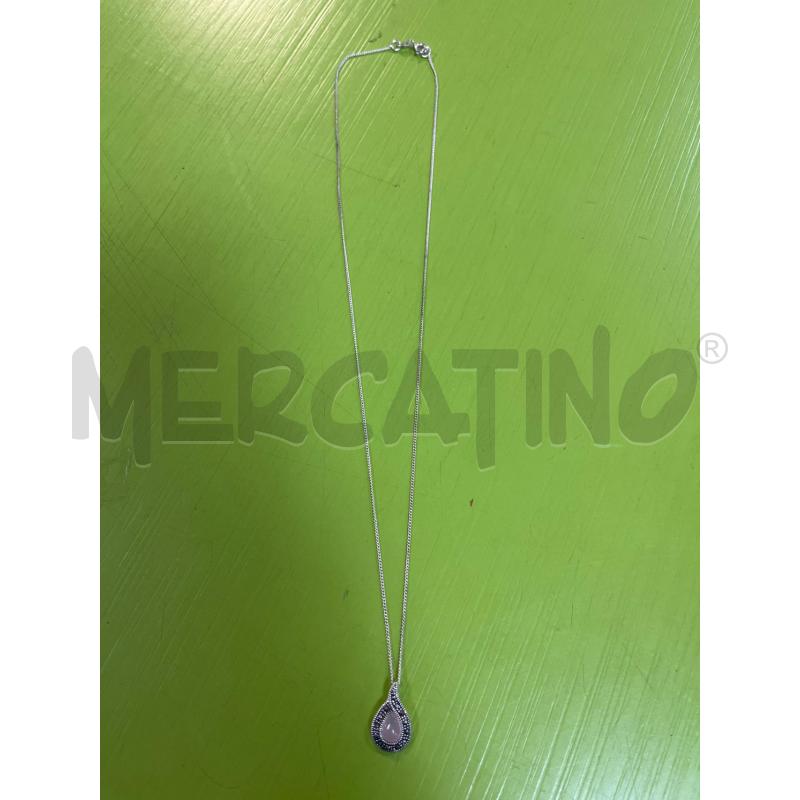 COLLANA ARG925 CIONDOLO ARG.QUARZO | Mercatino dell'Usato Ciampino 1
