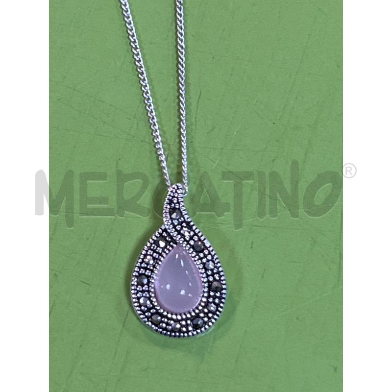 COLLANA ARG925 CIONDOLO ARG.QUARZO | Mercatino dell'Usato Ciampino 2