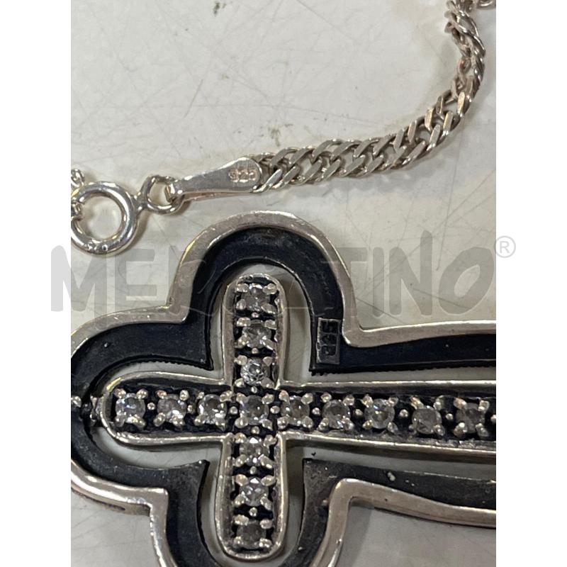 COLLANA ARG925 CIONDOLO CROCE MARCAS. | Mercatino dell'Usato Ciampino 4