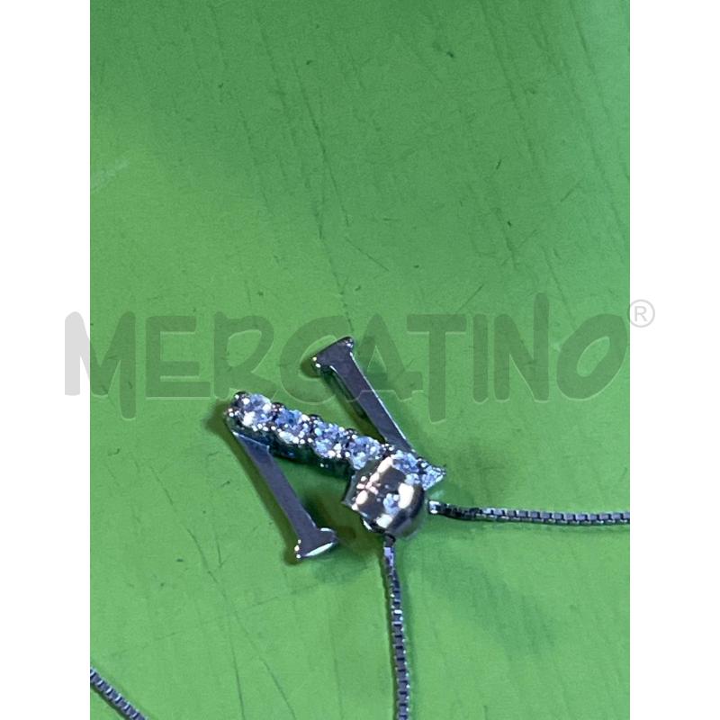 COLLANA ARG925 CIONDOLO LETTERA N | Mercatino dell'Usato Ciampino 4