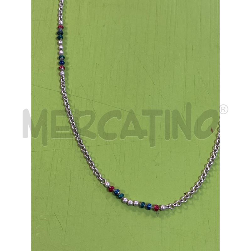 COLLANA ARG925 PALLINE COLORATE | Mercatino dell'Usato Ciampino 2
