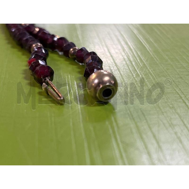COLLANA CHIUSURA ARG800 E GRANATO | Mercatino dell'Usato Ciampino 3