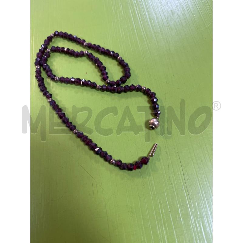 COLLANA CHIUSURA ARG800 E GRANATO | Mercatino dell'Usato Ciampino 5