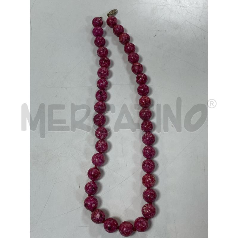 COLLANA PALL. PALL PASTA ROSSA | Mercatino dell'Usato Ciampino 1
