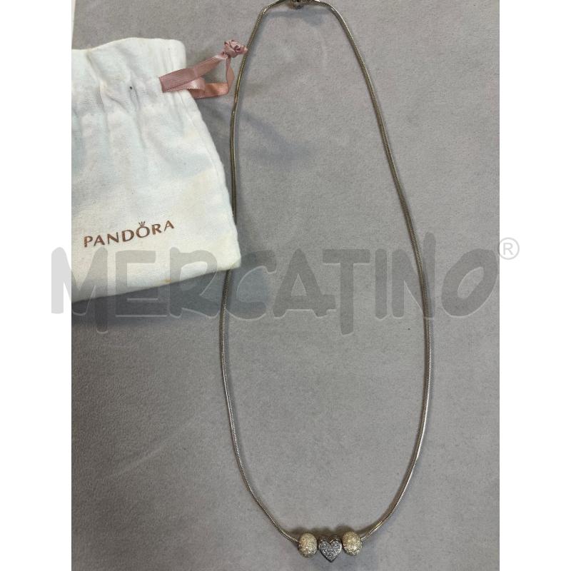 COLLANA PANDORA+ 3 CIONDOLI  | Mercatino dell'Usato Ciampino 1