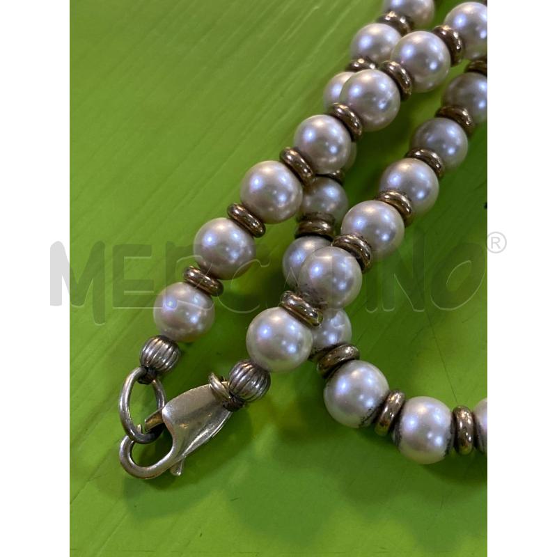 COLLANA PERLE E CHIUS ARG925 | Mercatino dell'Usato Ciampino 4