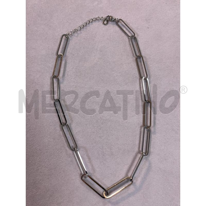 COLLANA RUE DES MILLE ACCIAIO CATENA ALLUNGATA | Mercatino dell'Usato Ciampino 1