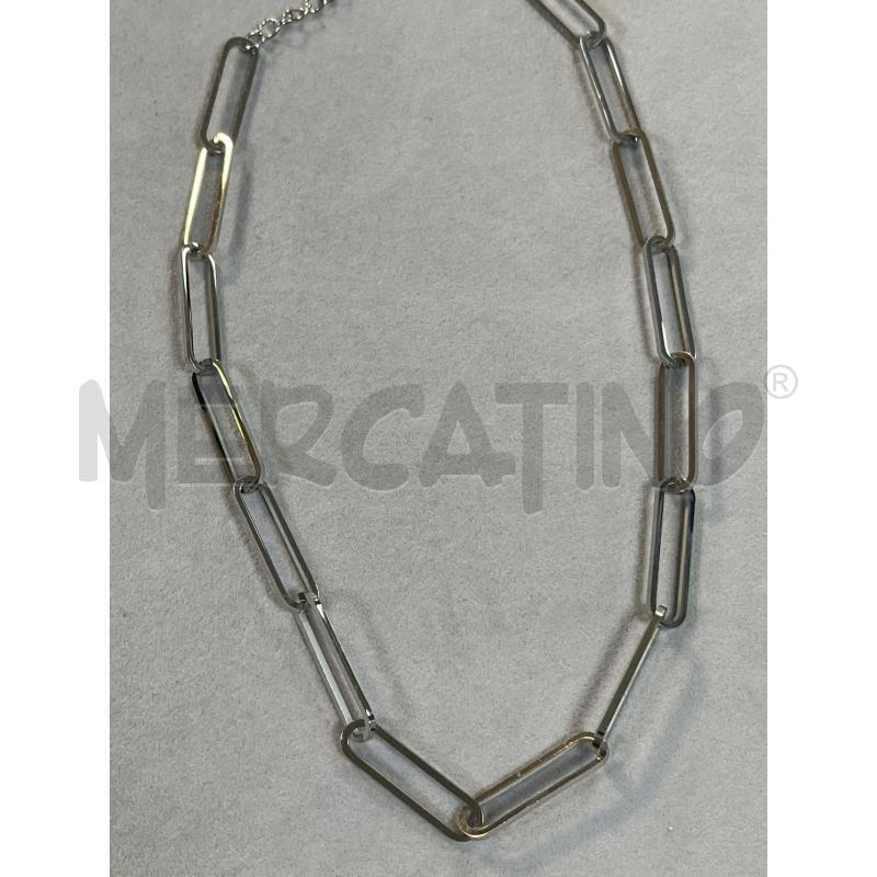 COLLANA RUE DES MILLE ACCIAIO CATENA ALLUNGATA | Mercatino dell'Usato Ciampino 3