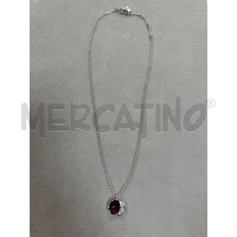 COLLANA SWAROVSKI CIONDOLO BRILL E P.VIOLA | Mercatino dell'Usato Ciampino 1