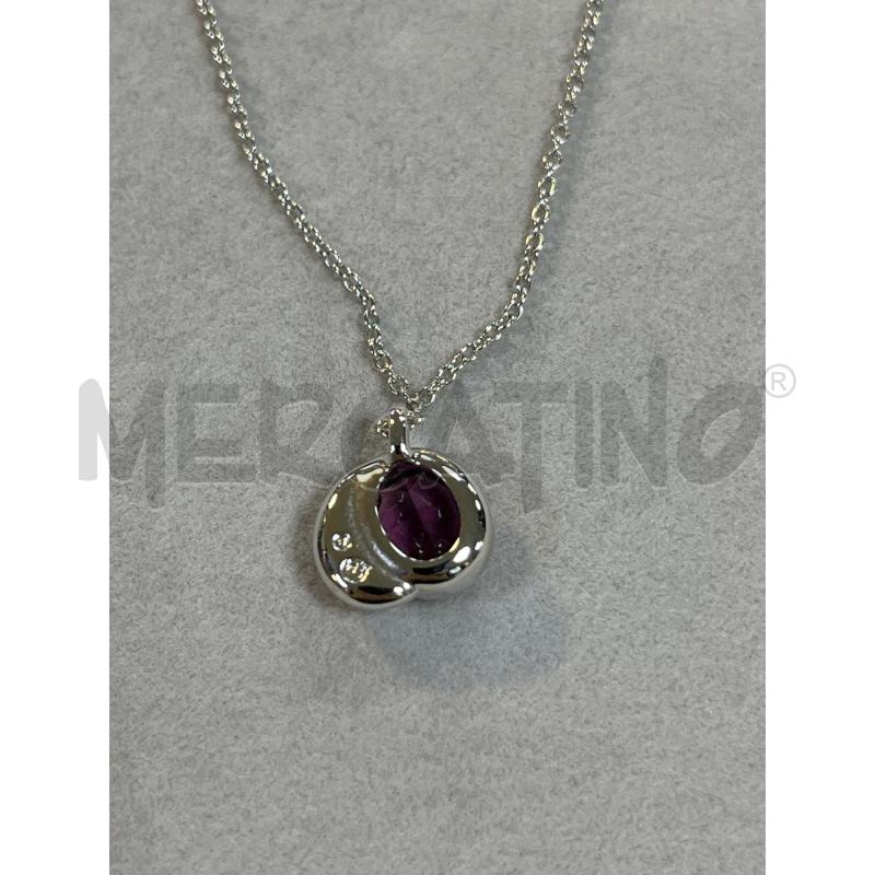 COLLANA SWAROVSKI CIONDOLO BRILL E P.VIOLA | Mercatino dell'Usato Ciampino 3