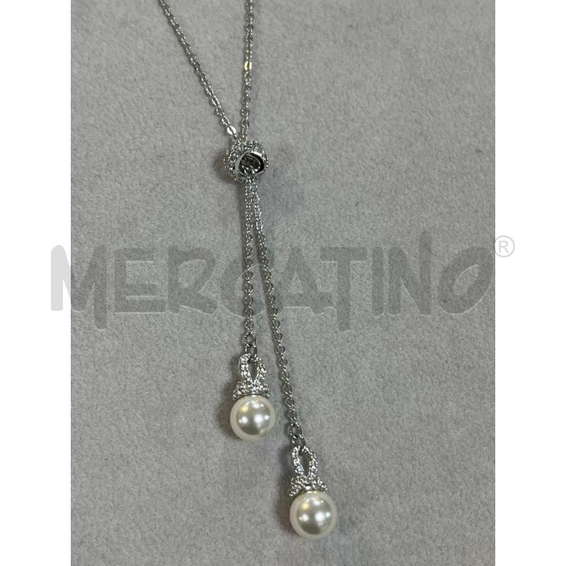 COLLANA SWAROVSKI PEND PERLE E BRILL | Mercatino dell'Usato Ciampino 2