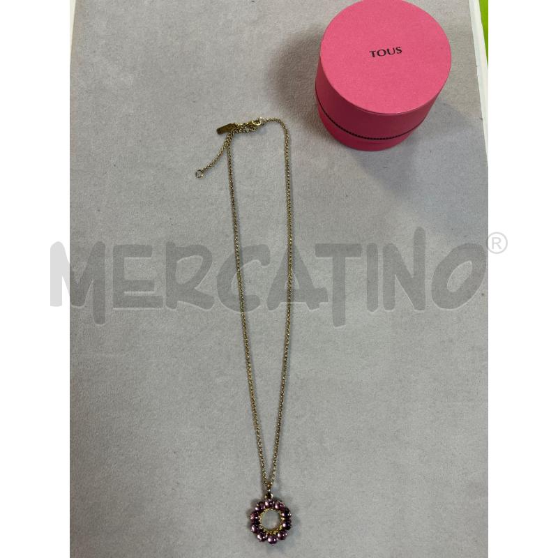 COLLANA TOUS ARG925 CIONDOLO AMETISTA  | Mercatino dell'Usato Ciampino 1