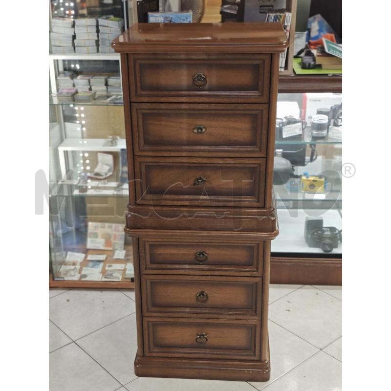 COMODINI COPPIA 3CASS. NOCE | Mercatino dell'Usato Ciampino 1