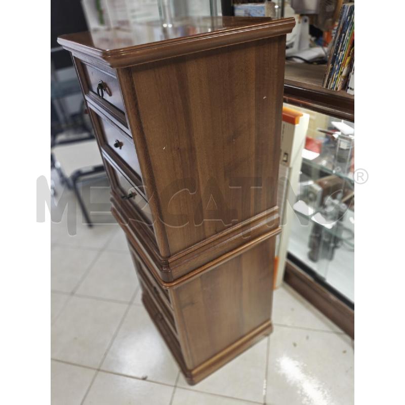 COMODINI COPPIA 3CASS. NOCE | Mercatino dell'Usato Ciampino 2