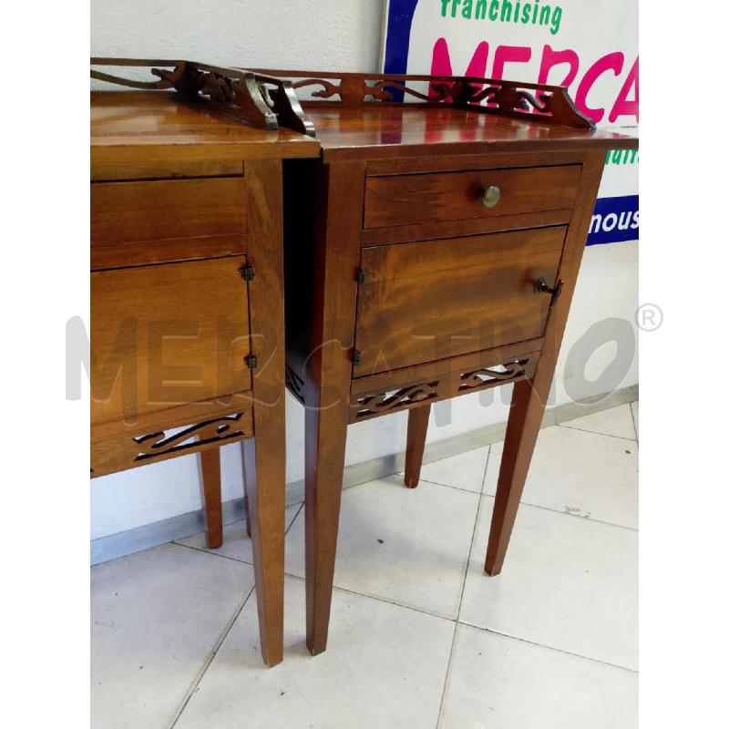 COMODINI COPPIA IN STILE IN LEGNO | Mercatino dell'Usato Ciampino 4