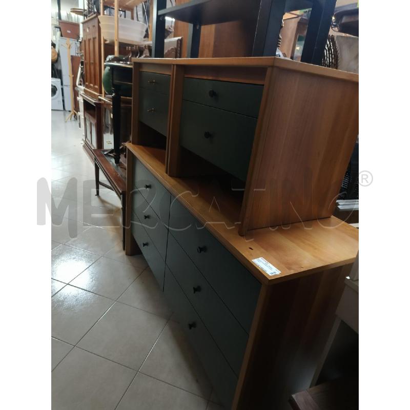 COMO'+COMODINI CILIEGIO BLU | Mercatino dell'Usato Ciampino 1
