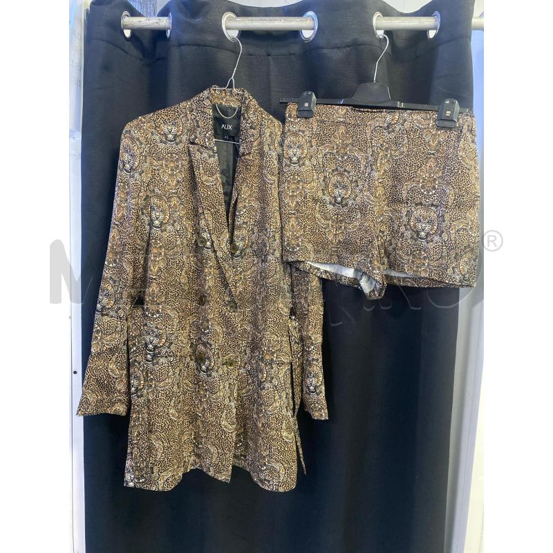 COMPLETO DONNA ALIX THE LABEL FANTASIA MARR SHORTS+BLAZER | Mercatino dell'Usato Ciampino 1