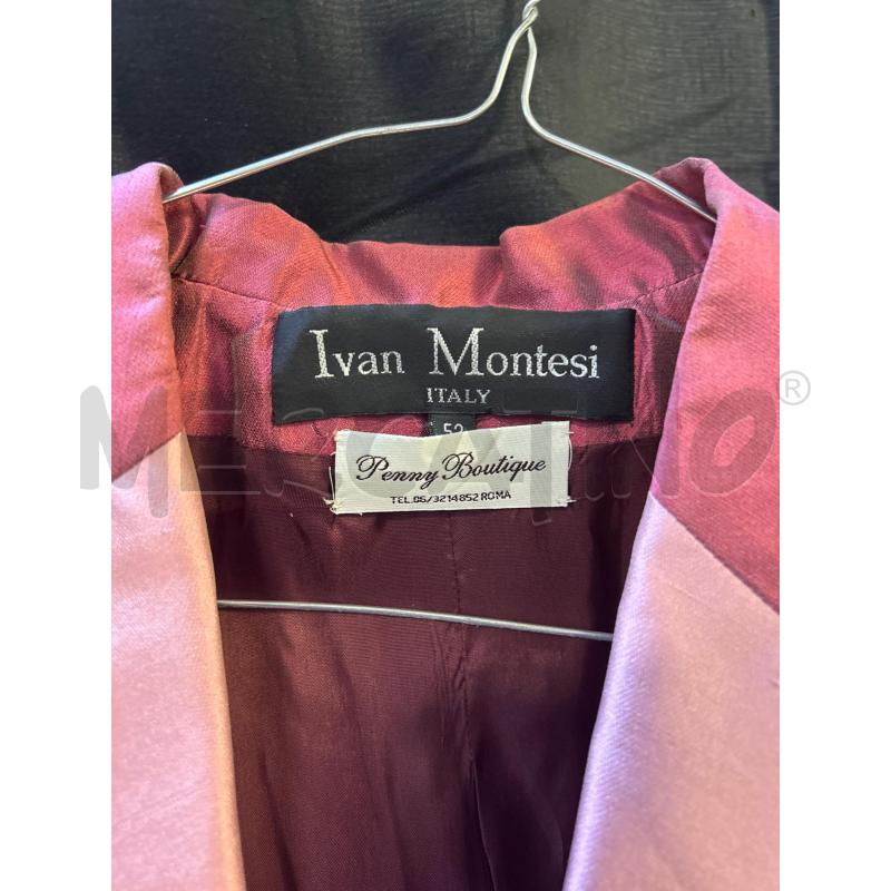 COMPLETO DONNA IVAN MONTESI SETA FUCSIA GONNA+BLAZER | Mercatino dell'Usato Ciampino 2