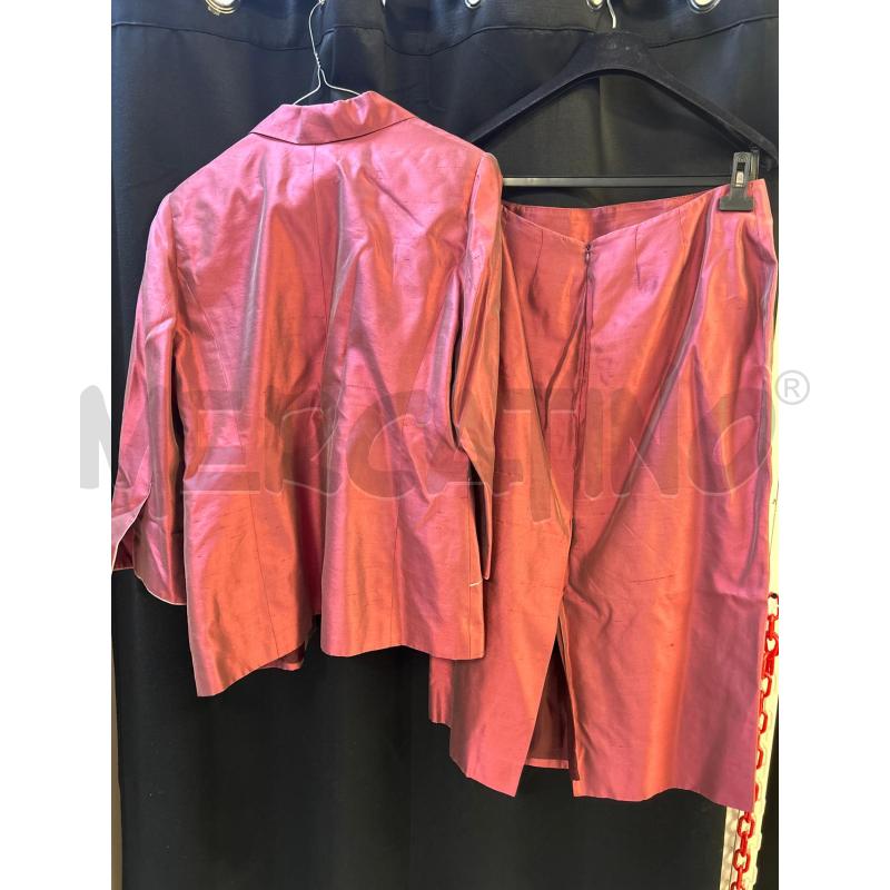COMPLETO DONNA IVAN MONTESI SETA FUCSIA GONNA+BLAZER | Mercatino dell'Usato Ciampino 4
