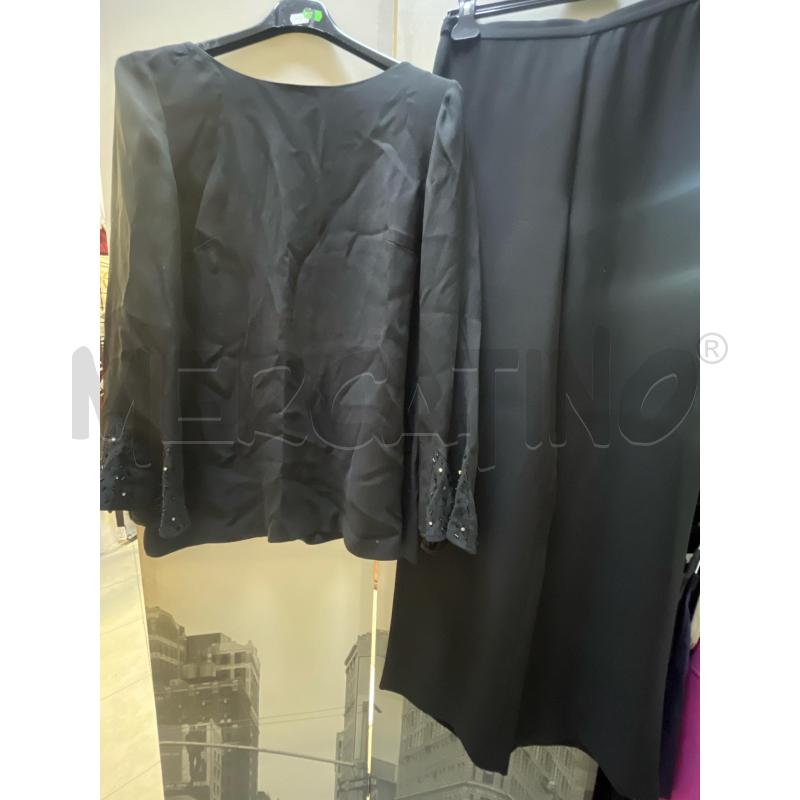 COMPLETO DONNA LUISA SPAGNOLI NERO SETA 100% | Mercatino dell'Usato Ciampino 1