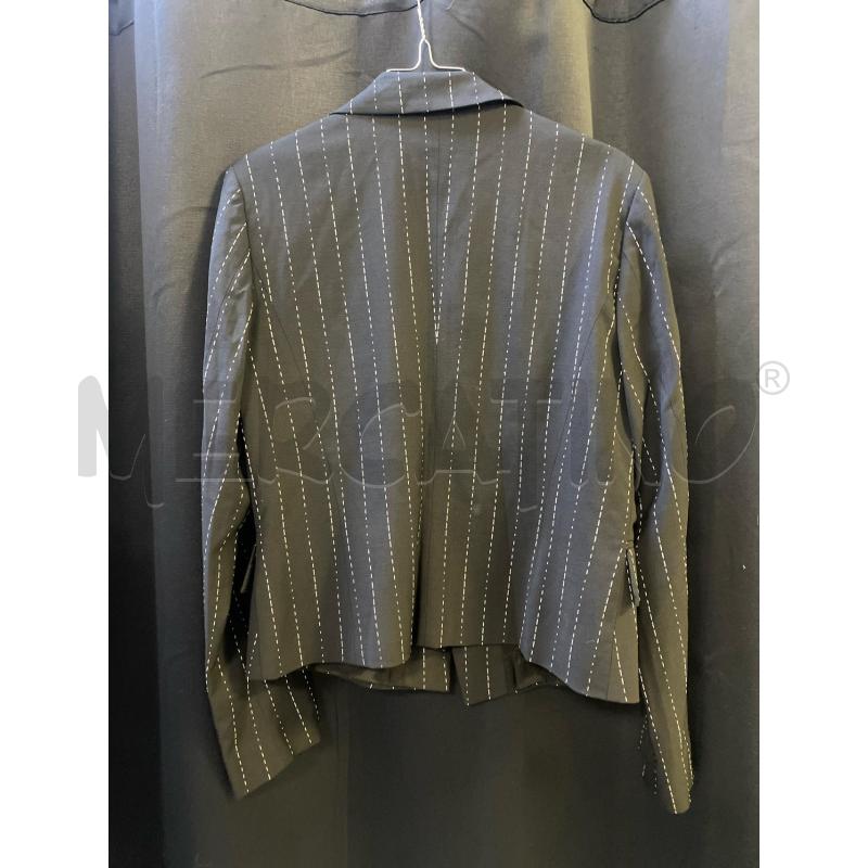 COMPLETO DONNA MARELLA GONNA+BLAZER NERO GESSATO  | Mercatino dell'Usato Ciampino 3
