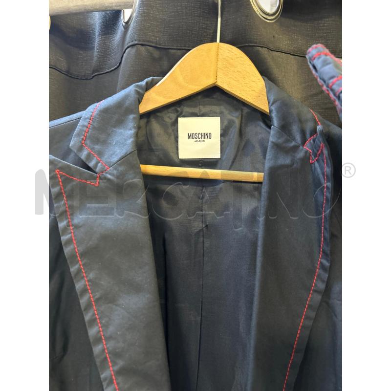 COMPLETO DONNA MOSCHINO BLU CUCITURE ROSSE | Mercatino dell'Usato Ciampino 2