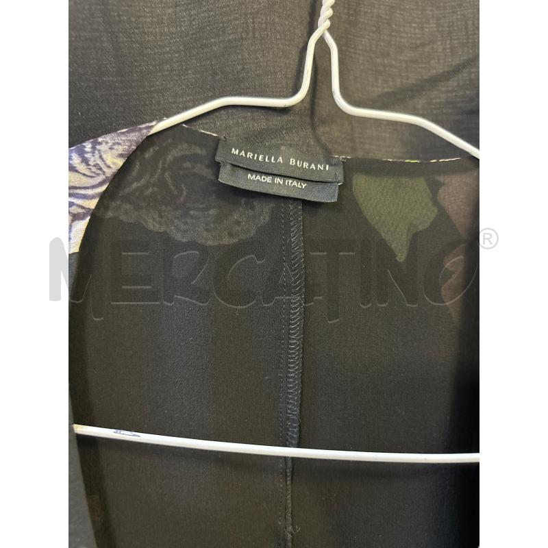 COMPLETO DONNA NERO FIORI ROSA MARIELLA BURIANI SETA | Mercatino dell'Usato Ciampino 2
