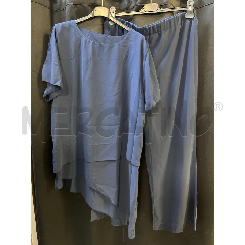 COMPLETO DONNA PANT+BLUSA BLU  | Mercatino dell'Usato Ciampino 1