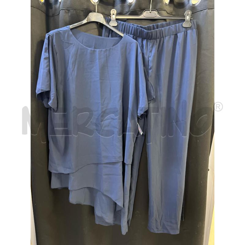 COMPLETO DONNA PANT+BLUSA BLU  | Mercatino dell'Usato Ciampino 1