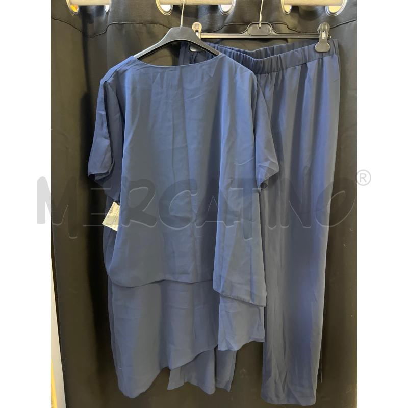 COMPLETO DONNA PANT+BLUSA BLU  | Mercatino dell'Usato Ciampino 2