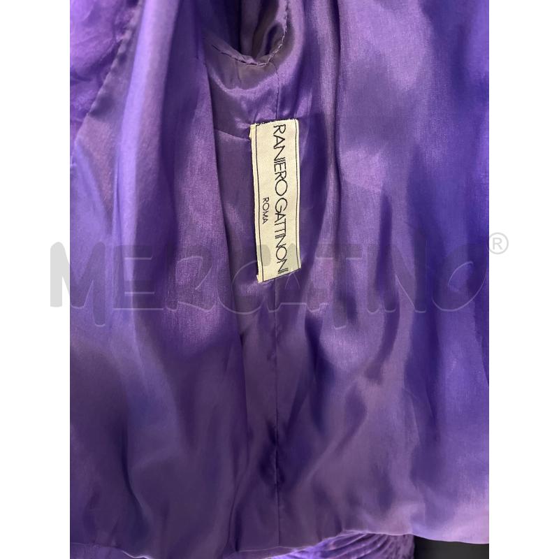 COMPLETO DONNA VIOLA VESTITO CON GIACCA SARTORIALE | Mercatino dell'Usato Ciampino 2