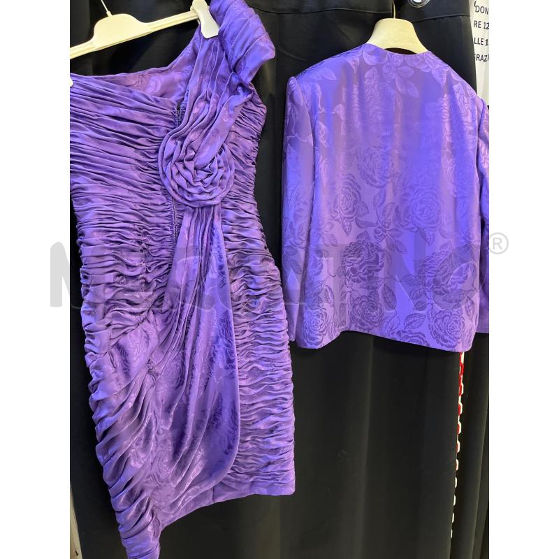 COMPLETO DONNA VIOLA VESTITO CON GIACCA SARTORIALE | Mercatino dell'Usato Ciampino 3
