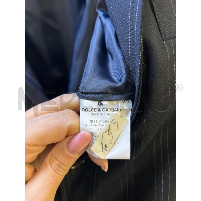 COMPLETO UOMO DOLCE E GABBANA BLU GESSATO  | Mercatino dell'Usato Ciampino 3
