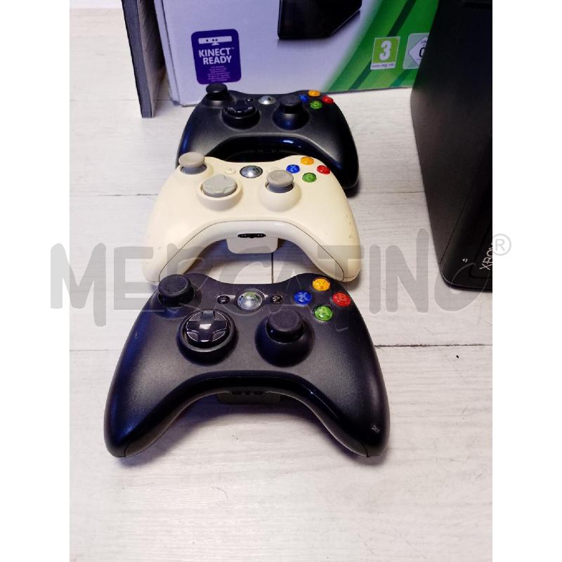 CONSOLLE XBOX 360 4GB +3 CONTROLLER E KINECT | Mercatino dell'Usato Ciampino 2