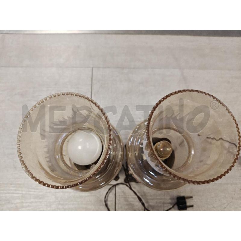 COPPIA APPLIQUE IN CAPODIMONTE AMPOLLA IN VETRI | Mercatino dell'Usato Ciampino 3