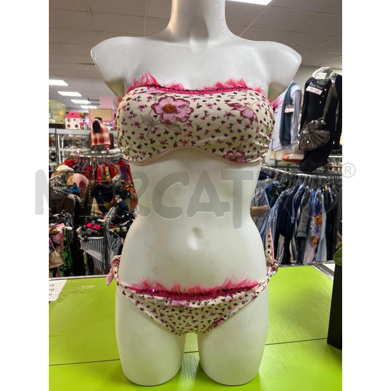 COSTUME DONNA FRANCESCA CONOCI PANNA FIORELLINI FUCSIA  | Mercatino dell'Usato Ciampino 1