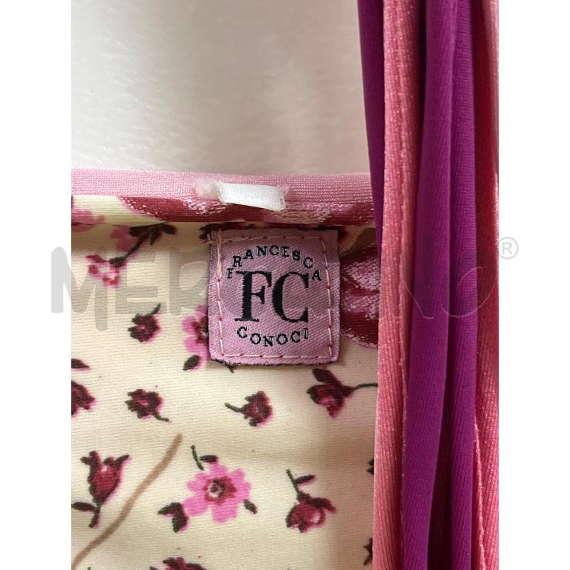 COSTUME DONNA FRANCESCA CONOCI PANNA FIORELLINI FUCSIA  | Mercatino dell'Usato Ciampino 5