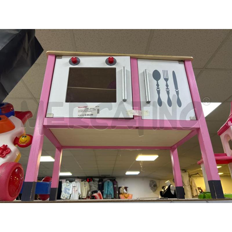CUCINA GIOCATTOLO LEGNO IKEA+ACCESSORI IN CASSA | Mercatino dell'Usato Ciampino 1