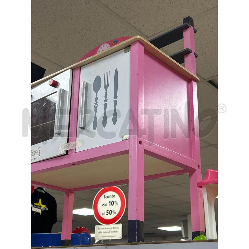 CUCINA GIOCATTOLO LEGNO IKEA+ACCESSORI IN CASSA | Mercatino dell'Usato Ciampino 2