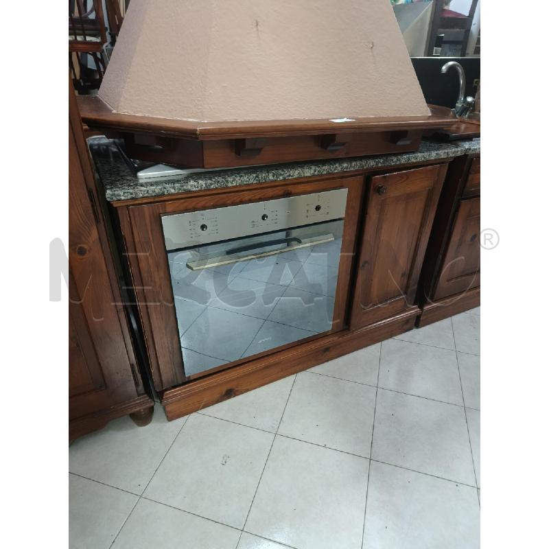 CUCINA IN LEGNO CON PIANO IN MARMO | Mercatino dell'Usato Ciampino 3