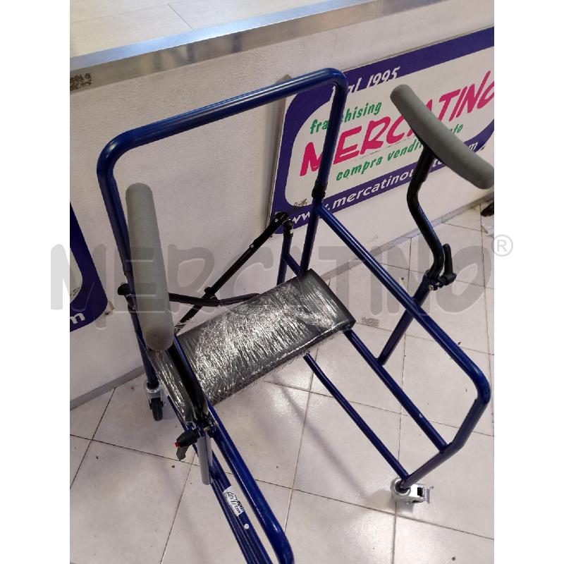 DEAMBULATORE ASCELLARE CON SEDUTA BLU | Mercatino dell'Usato Ciampino 5