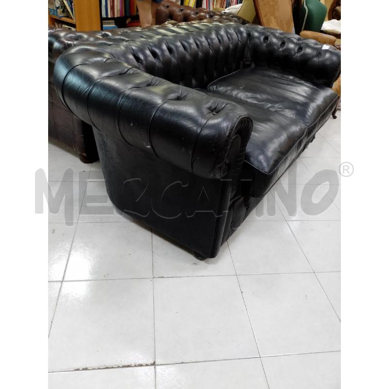 DIVANO LETTO CHESTERFIELD PELLE | Mercatino dell'Usato Ciampino 3