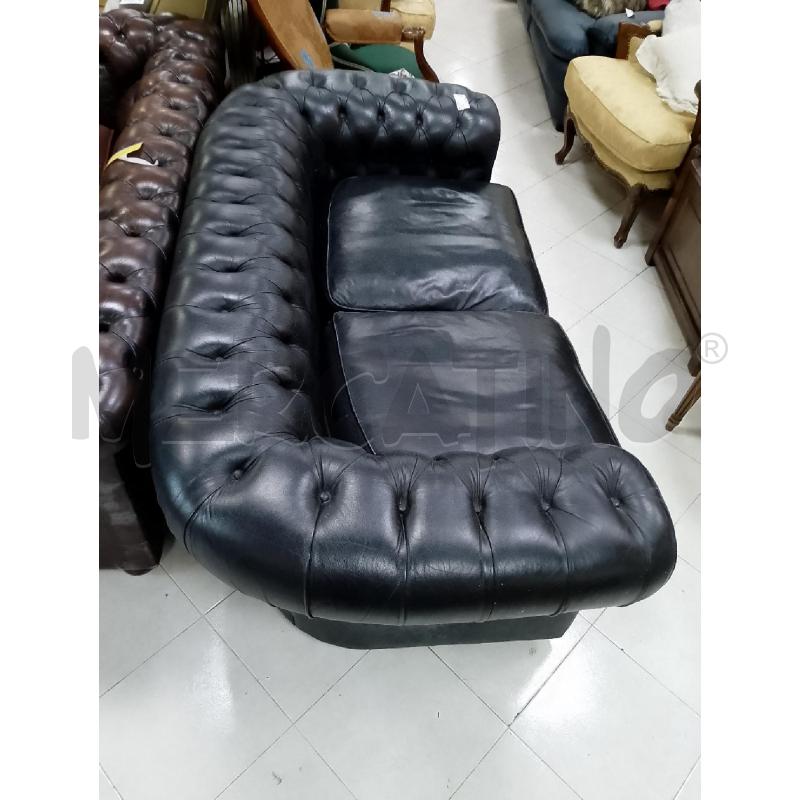 DIVANO LETTO CHESTERFIELD PELLE | Mercatino dell'Usato Ciampino 4